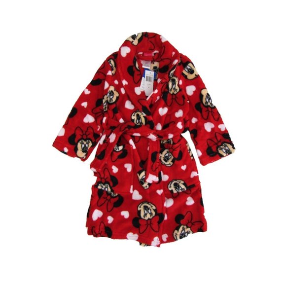 NWT Disney Minnie Mouse Girls Pajama and Robe Set, 3 Piece, Sizes 8 - Picture 4 of 4